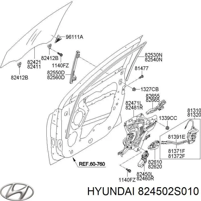  Hyundai/Kia 824502S010 ціна, від 38.95 USD