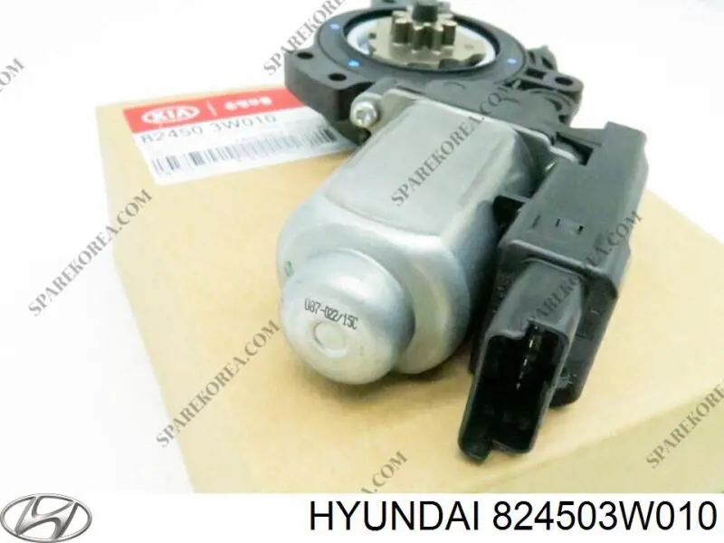 Купити 824503W010 Hyundai/Kia Двигун склопідіймача двері передньої, лівої