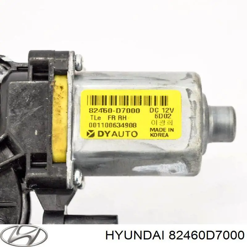 82460D7000 Hyundai/Kia Мотор склопідйомника дверей передніх, правих