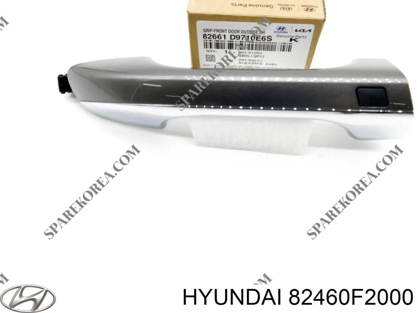 Купити 82460F2000 Hyundai/Kia Двигун склопідіймача двері передньої, правої