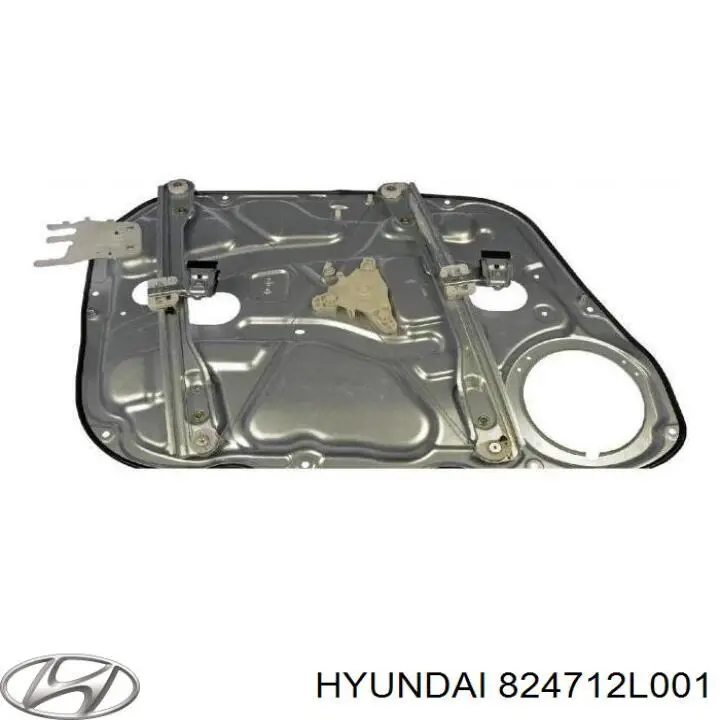 Купити 824712L001 Hyundai/Kia Механізм стеклопідйомника водійських дверей