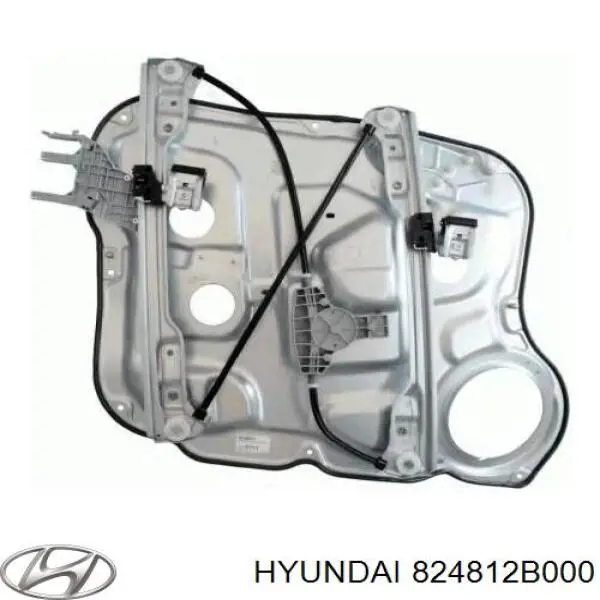 Купити 824812B000 Hyundai/Kia Механізм склопідіймача двері передньої, правої