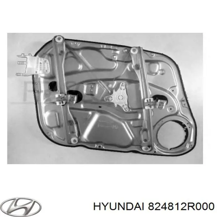 824812R000 Hyundai/Kia механізм склопідіймача двері передньої, правої