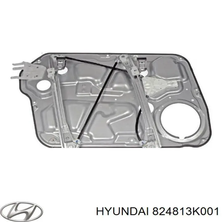 824813K001 Hyundai/Kia Механізм склопідіймача дверей передніх, правих