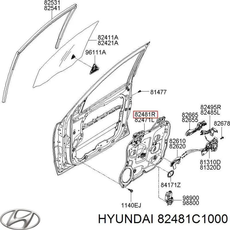  82481C1000 Hyundai/Kia