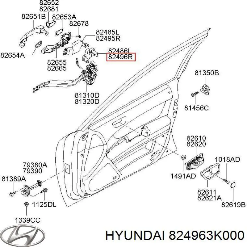  Hyundai/Kia 824963K000 ціна, від 1.30 USD