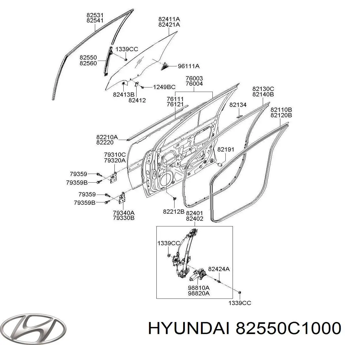 82550C1000 Hyundai/Kia 