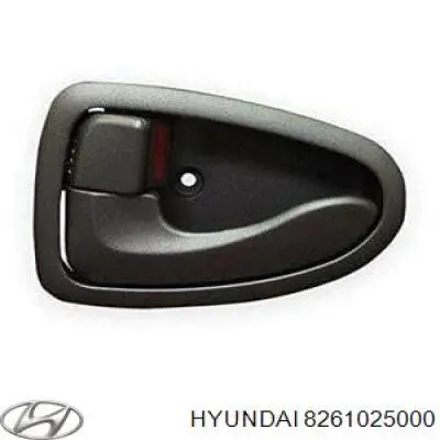 Ручка двері лівою внутрішня перед/зад 8261025000 Hyundai/Kia