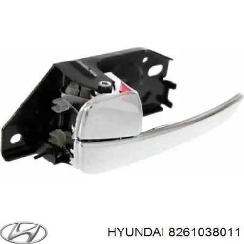 Ручка двері лівою внутрішня перед/зад 8261038010 Hyundai/Kia