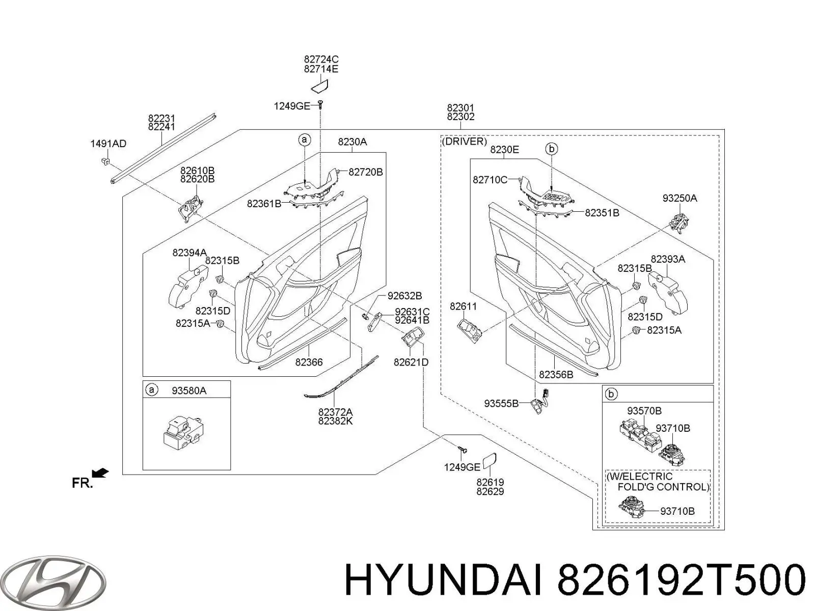 Купити 826192T500 Hyundai/Kia 