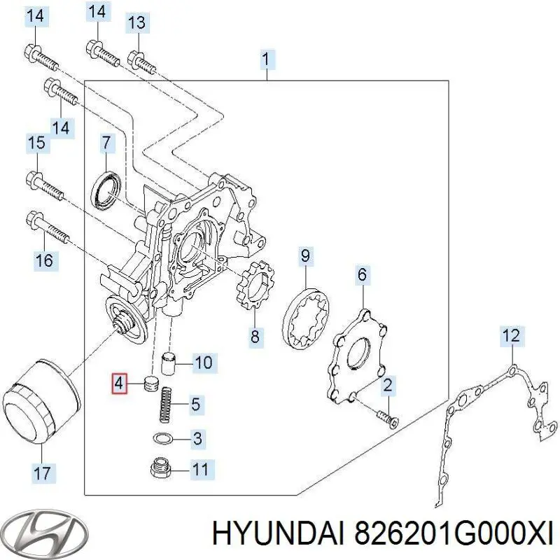 Купити 826201G000XI Hyundai/Kia 