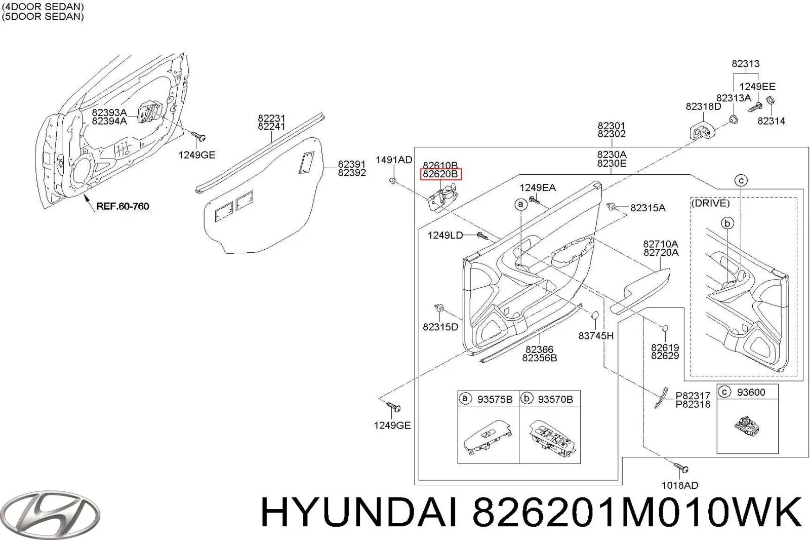 Купити 826201M010WK Hyundai/Kia 