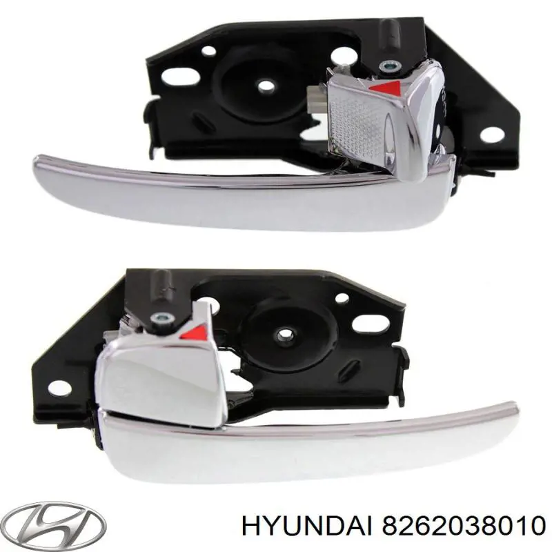 Ручка двері правою внутрішня перед/зад на Hyundai Sonata (EF)