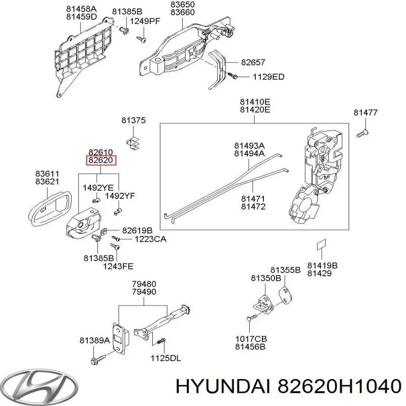 Купити 82620H1040 Hyundai/Kia 