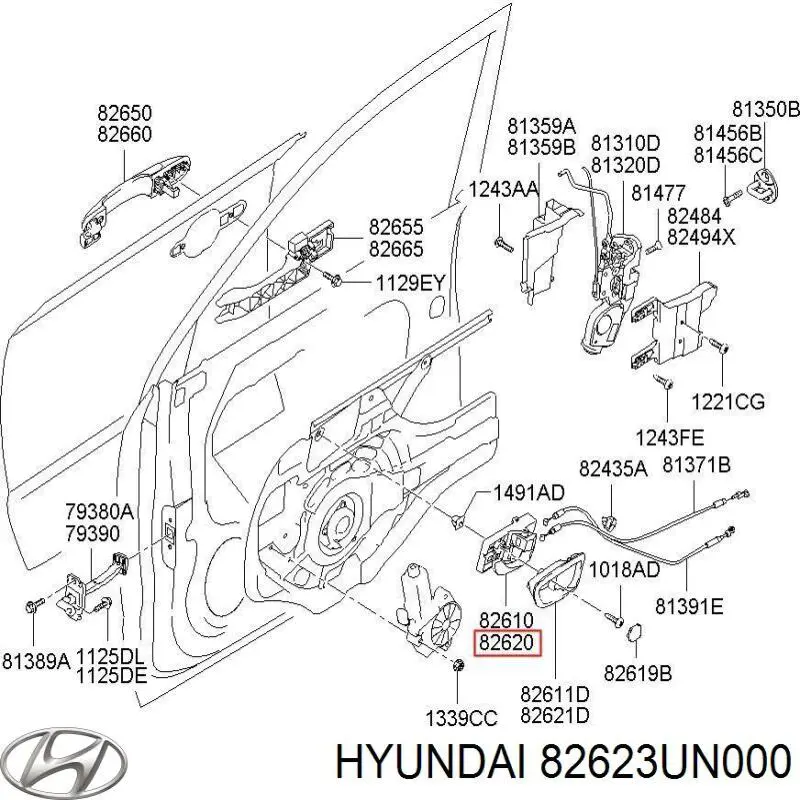 Купити 82623UN000 Hyundai/Kia 