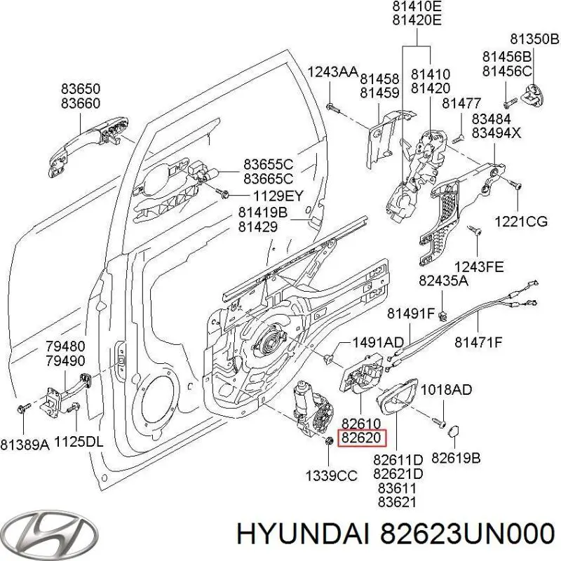  Hyundai/Kia 82623UN000 ціна, від 5.52 USD