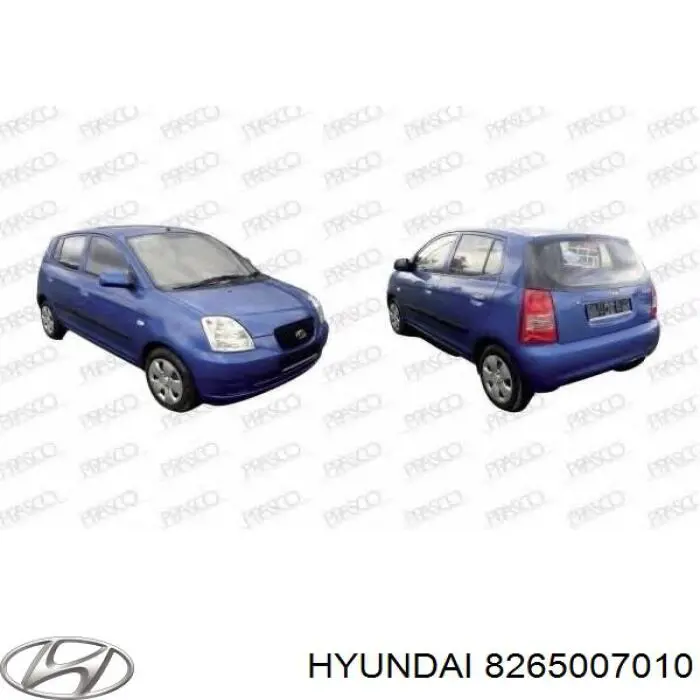 Ручка передньої двері зовнішня ліва Hyundai/Kia 8265007010 ціна, від 8.88 USD