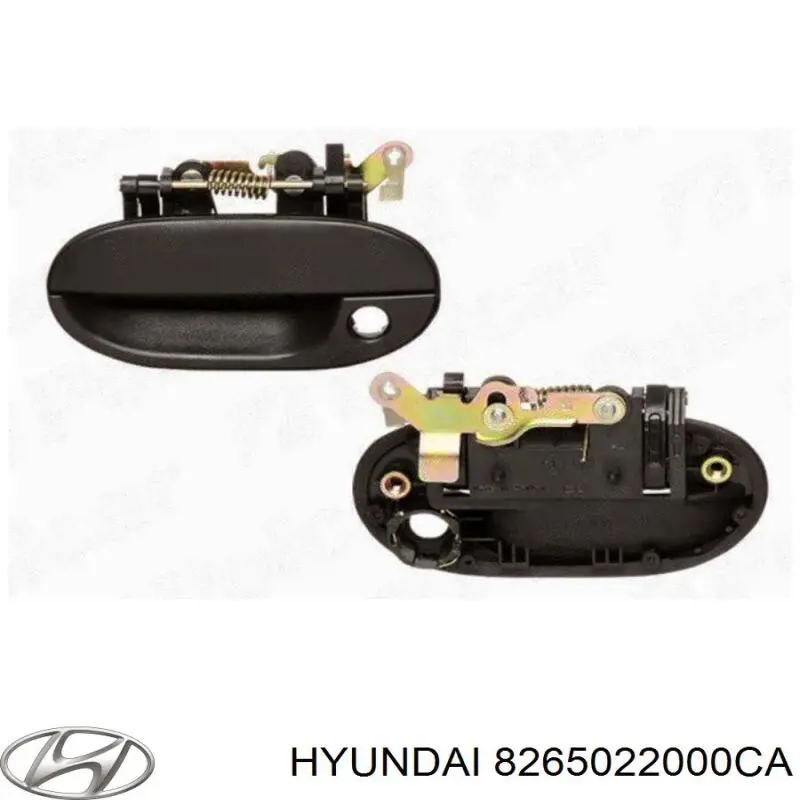 8265022000CA Hyundai/Kia ручка передньої двері зовнішня ліва