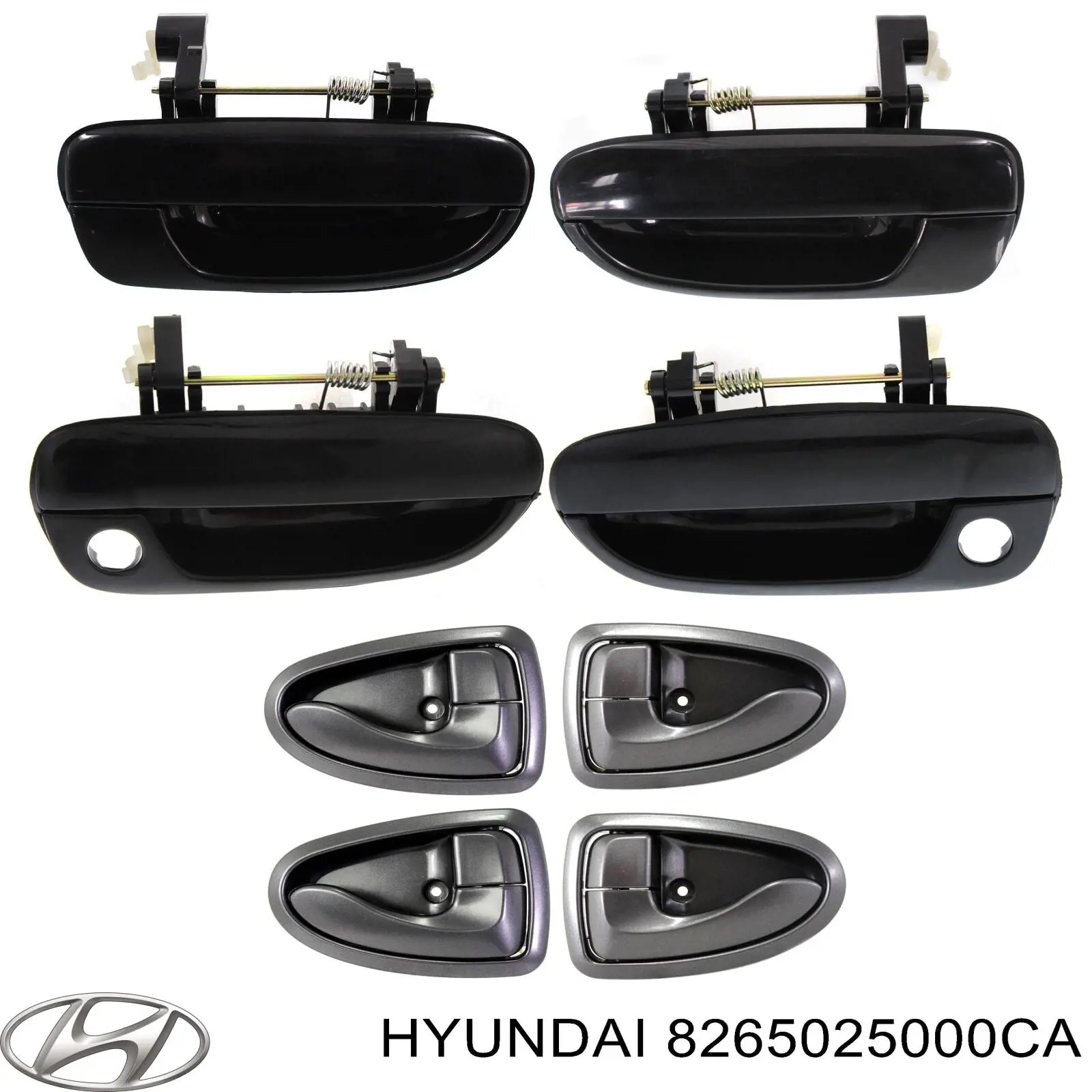 Ручка передньої двері зовнішня ліва Hyundai Accent (LC) (Хендай Акцент)