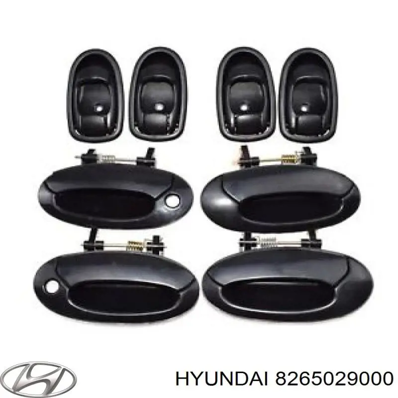 Ручка передньої двері зовнішня ліва Hyundai/Kia 8265029000 ціна, від 11.35 USD