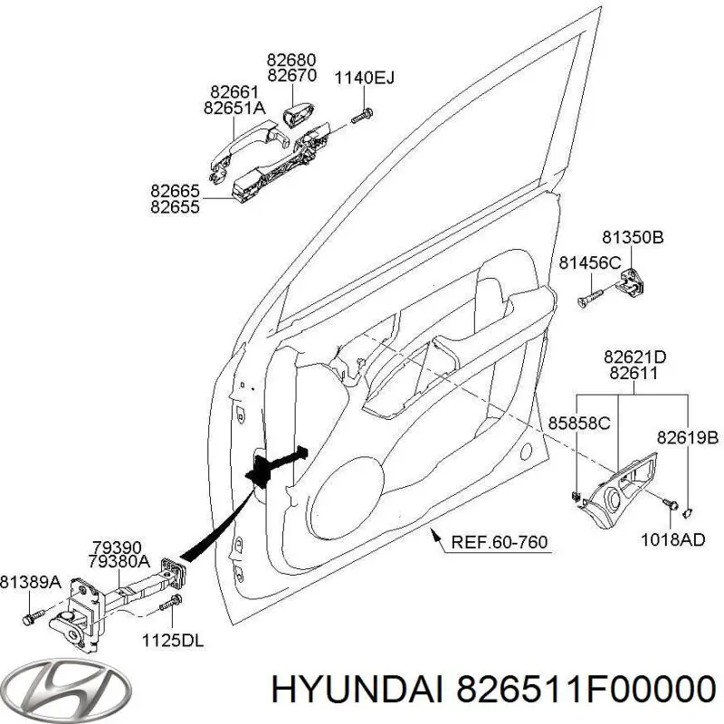 826511F00000 Hyundai/Kia 