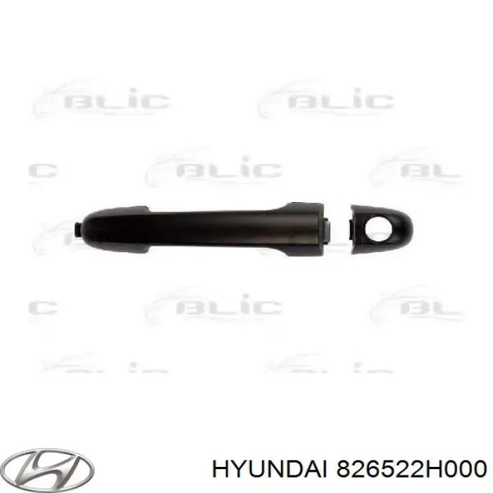 Ручка передньої двері зовнішня ліва Hyundai I30 (FD) (Хендай Ай 30)