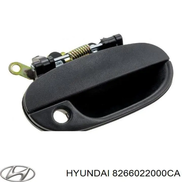 Ручка передньої двері зовнішня права 8266022000CA Hyundai/Kia