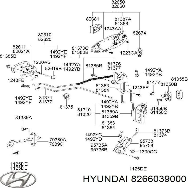  Hyundai/Kia 8266039000 ціна, від 37.62 USD