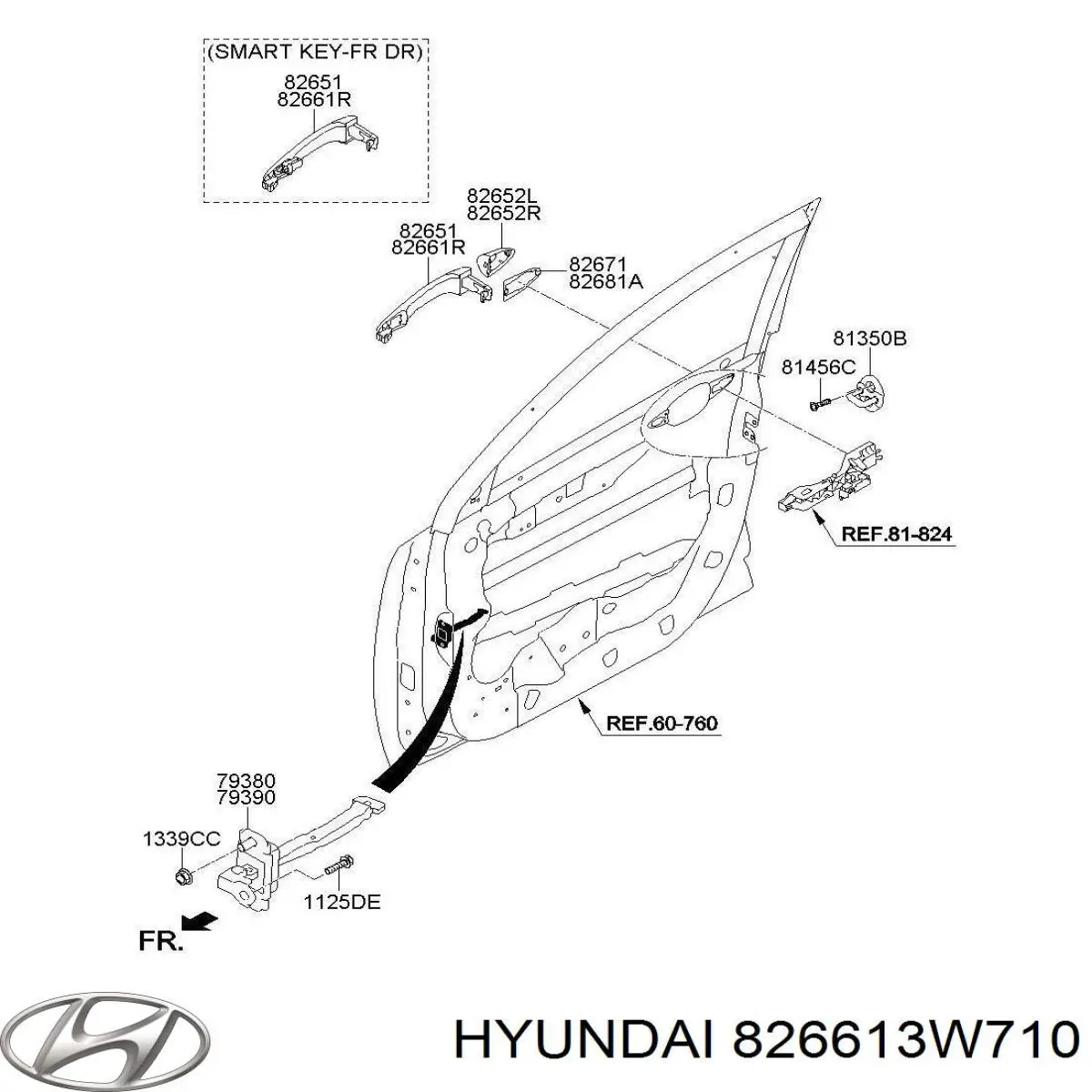 Купити 826613W710 Hyundai/Kia 