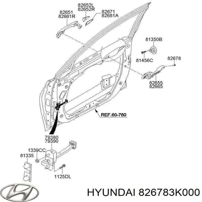 826783K000 Hyundai/Kia 