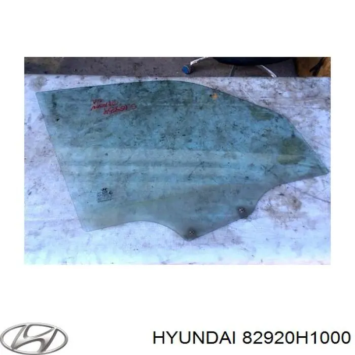Скло передньої правої двері Hyundai/Kia 82920H1000 ціна, від 38.00 USD