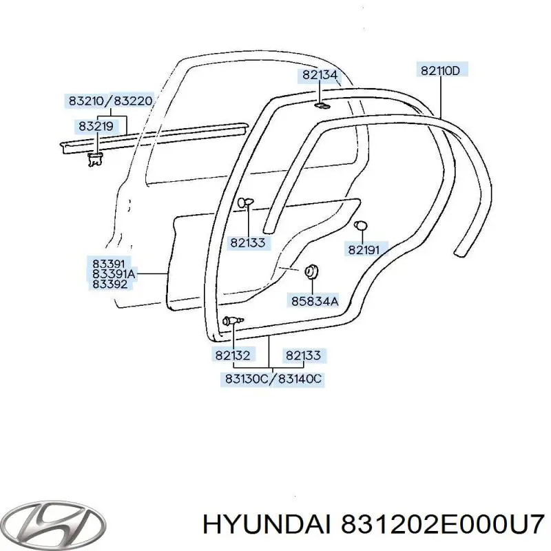 Купити 831202E000U7 Hyundai/Kia 