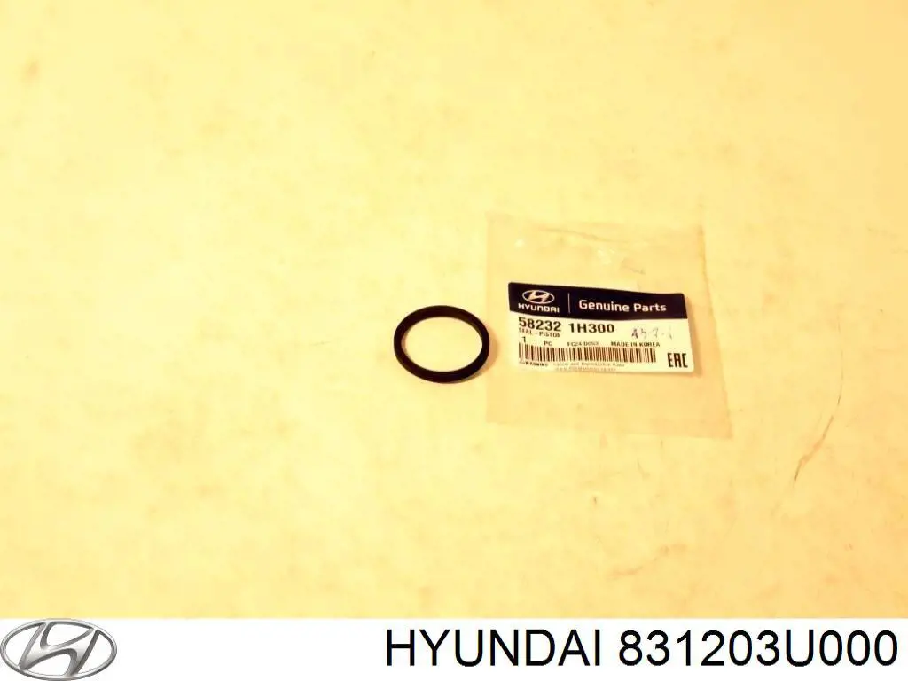 Ущільнювач дверей задніх, правих (на кузові) Hyundai/Kia 831203U000 ціна, від 78.38 USD