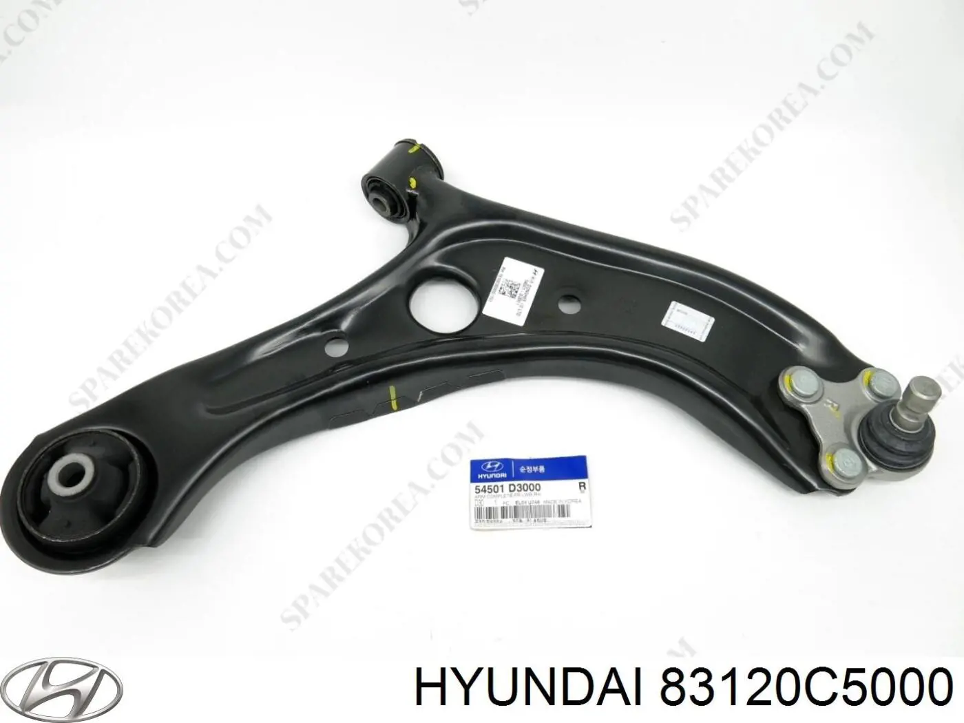 Ущільнювач двері задньої правої (на кузові) Hyundai/Kia 83120C5000 ціна, від 21.25 USD
