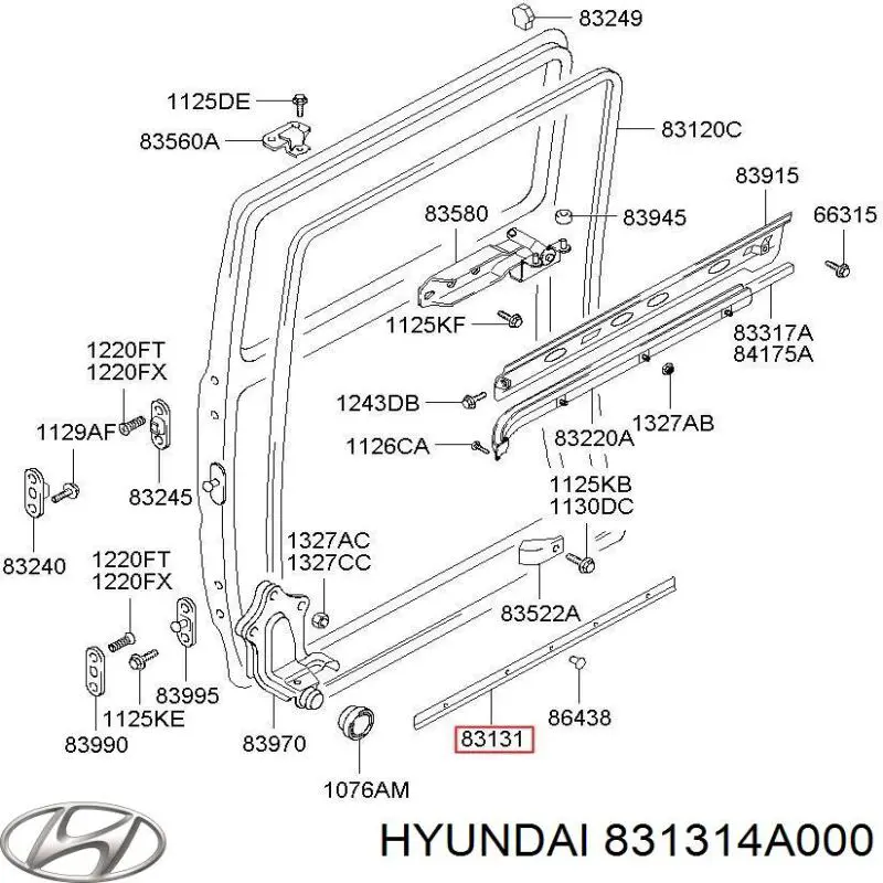  Hyundai/Kia 831314A000 ціна, від 11.51 USD