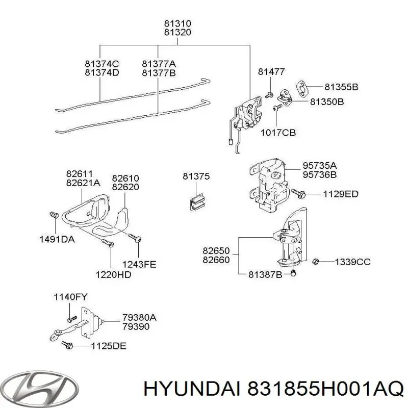  831855H001AQ Hyundai/Kia