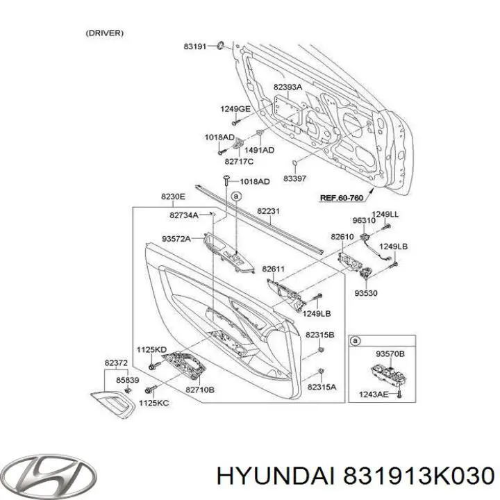 Заглушка днища кузова Hyundai/Kia 831913K030 ціна, від 1.06 USD
