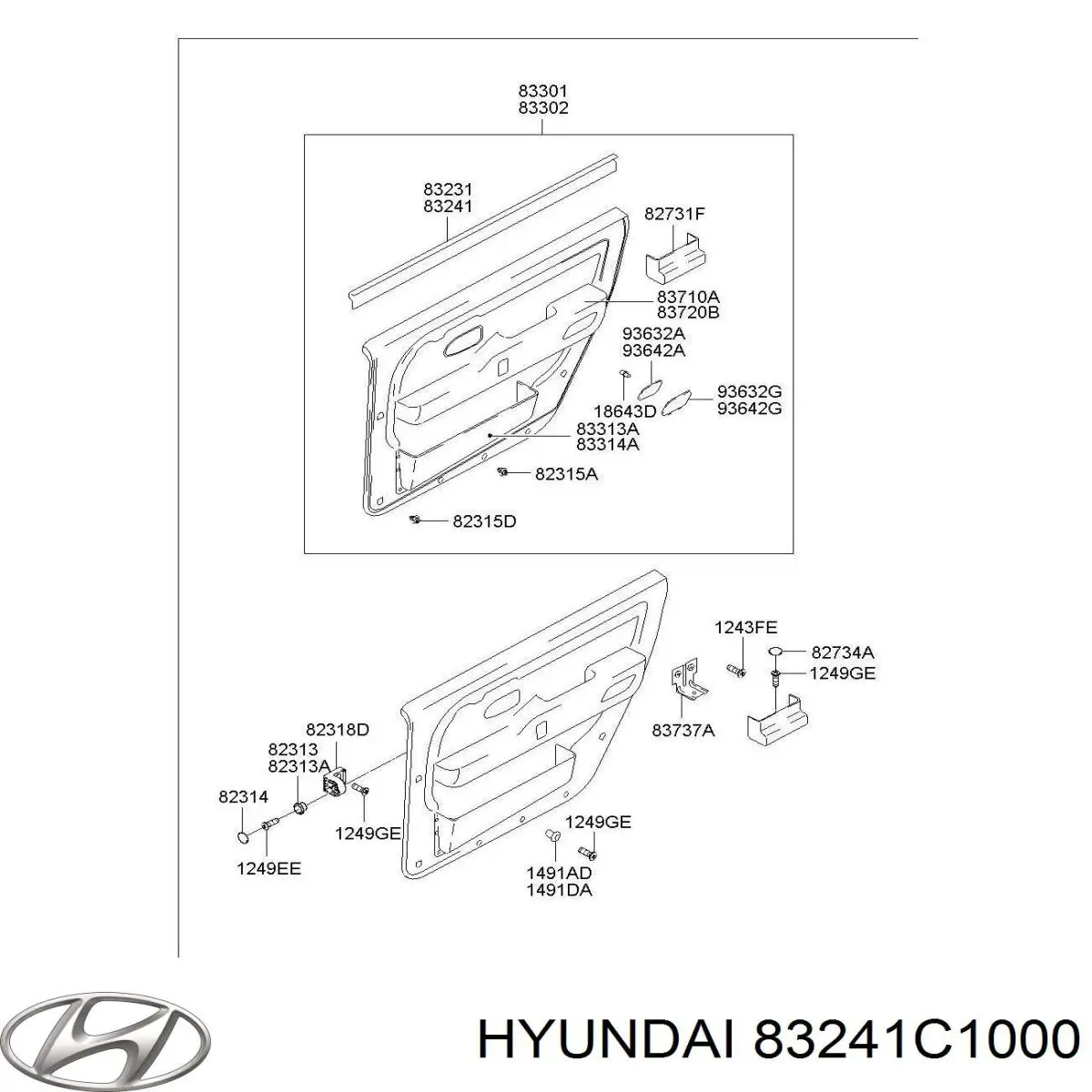 Купити 83241C1000 Hyundai/Kia 