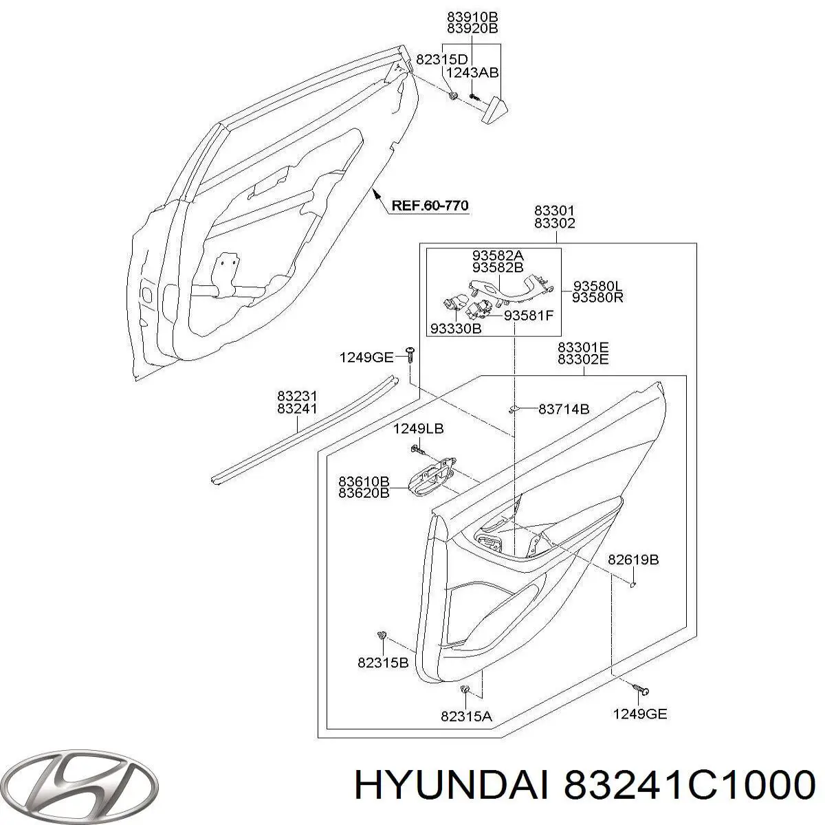  Hyundai/Kia 83241C1000 ціна, від 1.65 USD
