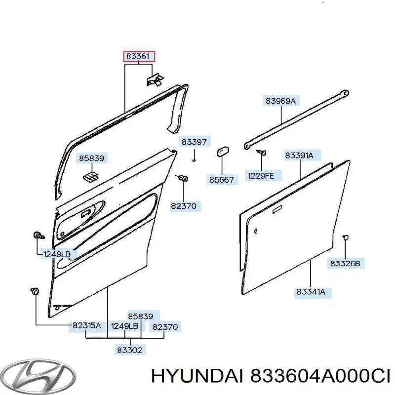 833604A000CI Hyundai/Kia 