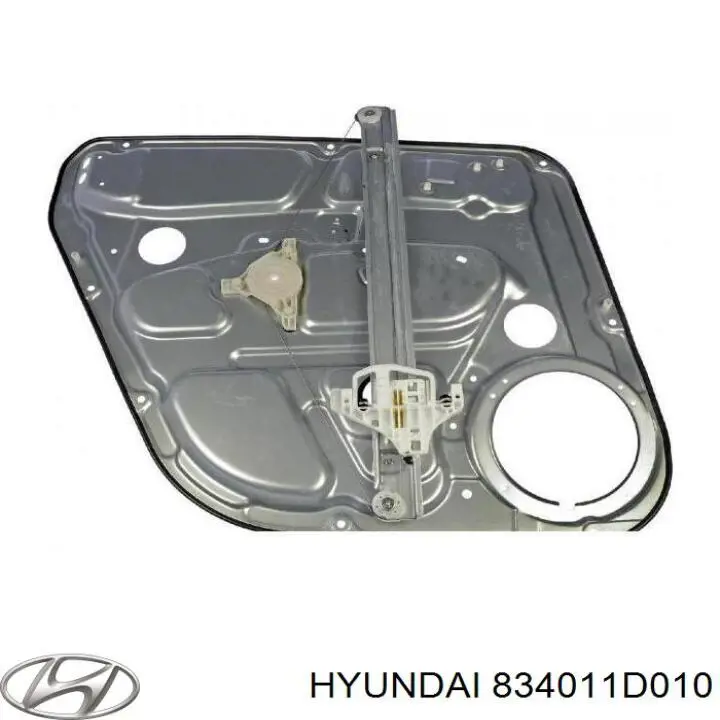 Механізм стеклопод'емника двері задньої, лівої Hyundai/Kia 834011D010 ціна, від 56.37 USD