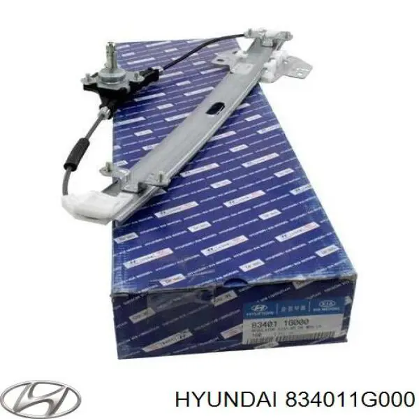834011G000 Hyundai/Kia Механізм стеклопод'емника двері задньої, лівої