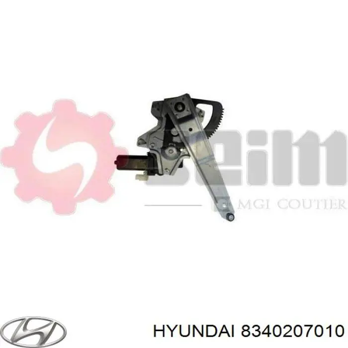 8340207010 Hyundai/Kia Склопідйомник задніх правих дверей