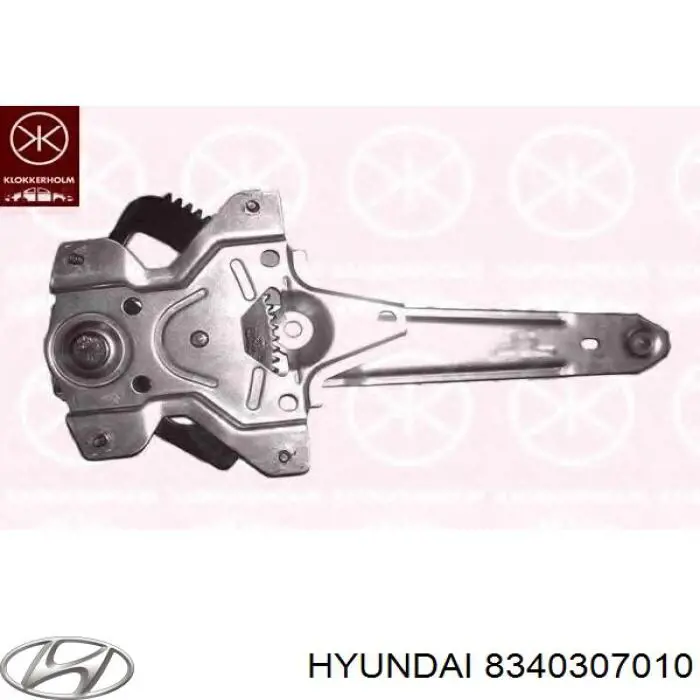 Склопідйомник задніх лівих дверей Hyundai/Kia 8340307010 ціна, від  USD