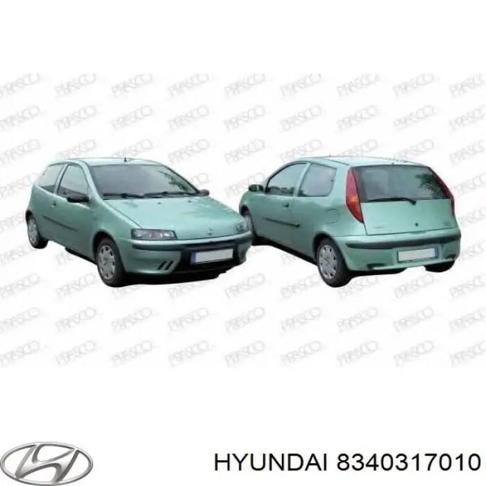 Механізм склопідйомника двері задньої, лівої Hyundai/Kia 8340317010 ціна, від 10.14 USD