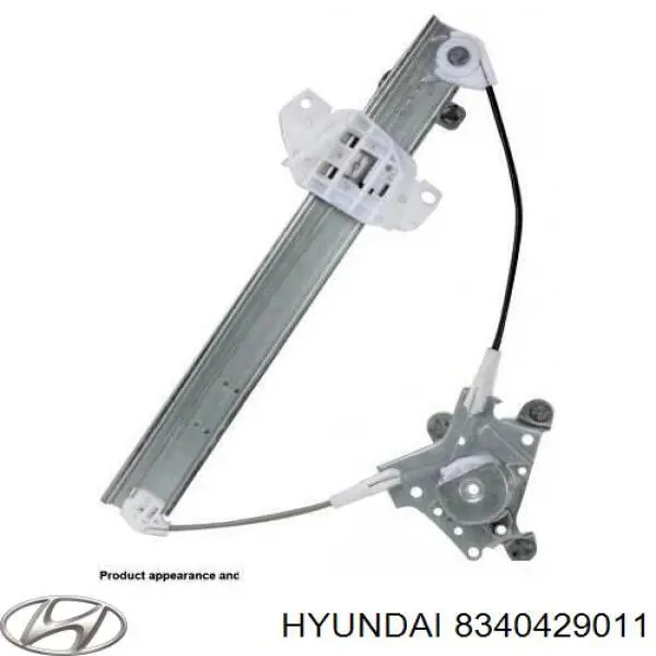 8340429011 Hyundai/Kia механізм склопідіймача двері задньої, правої