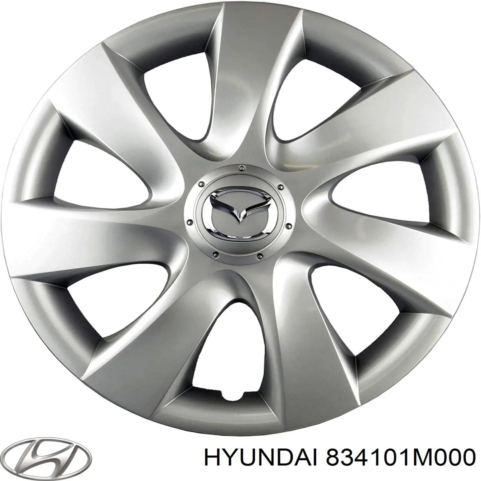 834101M000 Hyundai/Kia Скло заднє ліве