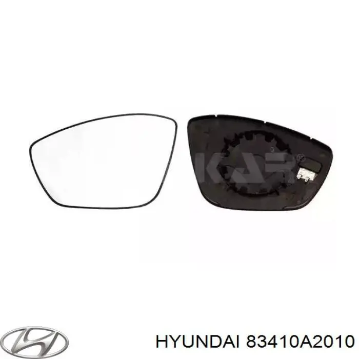 83410A2010 Hyundai/Kia скло задньої двері лівої