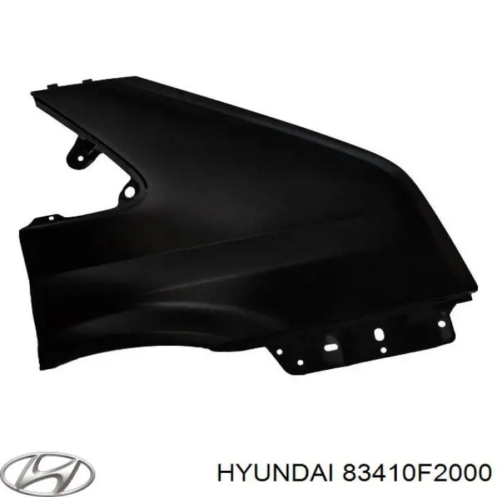 83410F2000 Hyundai/Kia Скло задніх дверей, лівих