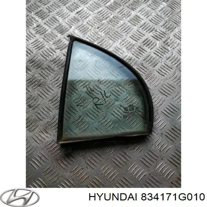 834171G010 Hyundai/Kia скло-кватирка двері, задній, лівою